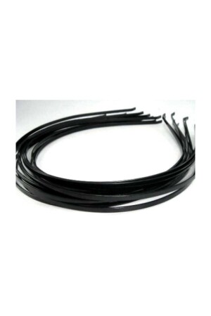 12 Black Metal Wire Crowns - Can