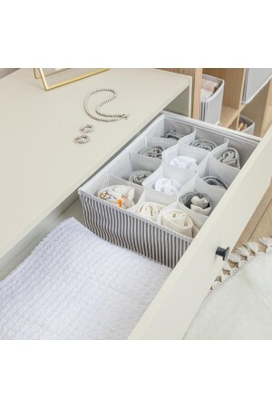 12 Compartment Multi-Purpose Organizer (TOWEL-SOCKS- UNDERWEAR- TIES ETC.)- Drawer Organizer 31x25x25 - Alas