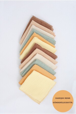 12 Pack Muslin Mouth Wipes - Sweat Cloth Double Layer Sewn - Luckka