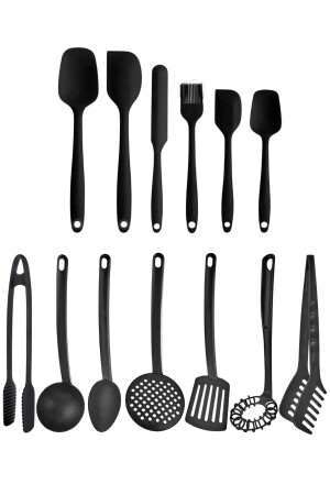 12 Piece Ladle Spatula Colander Kitchen Serving Set Serving Utensils Serving Tongs Set Kitchen Utensils - Homerest