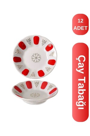 12-Piece Porcelain Coffee Tea Plate TYC00397160002 - Viyalente