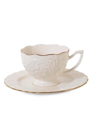 12 Piece Porcelain Tea Nescafe Cup Set for 6 People - İpek