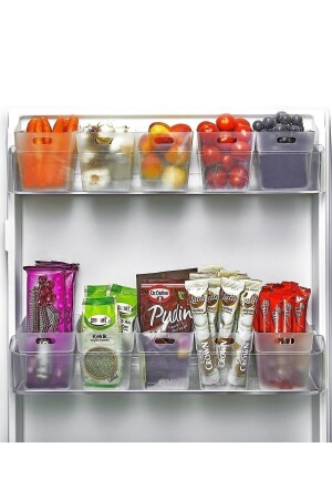 12-Piece Refrigerator Inside Door Organizer Box, Kitchen and Bathroom Organizer REFRIGERATOR - Homesea
