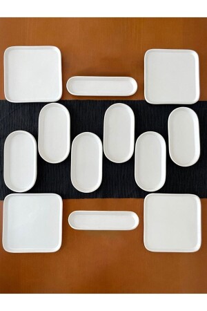 12 Piece Star Breakfast Set for 4 People - Evimsepette