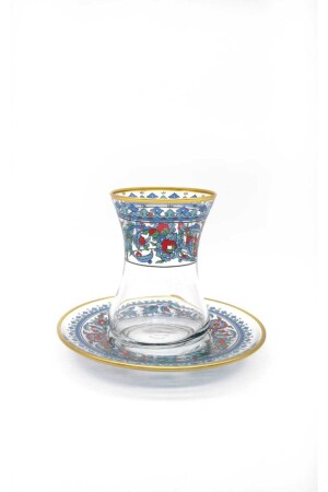 12 Piece Tea Set for 6 People D-1829 - ÖzcamKristal