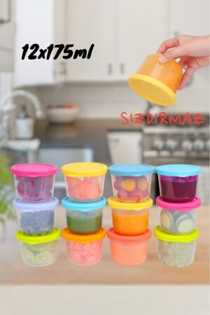 12 Pieces Sauce Diet Detox Meal and Breakfast Leakproof Storage Container Swtpro12 - Sweet Ela
