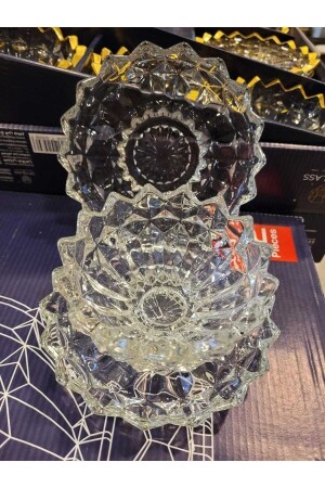 12 Pieces Snack Bowl for 6 People, Plain CTYGLASS512, - city glass