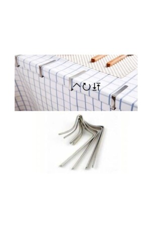 12 Pieces Tablecloth Clips Stainless Steel Tablecloth Clips Metal Clips - Biotech
