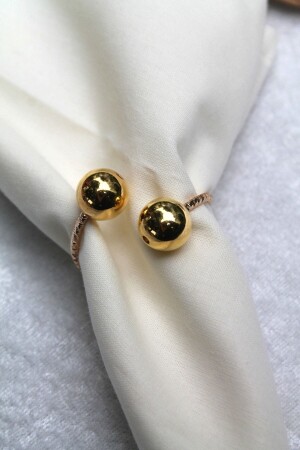 12 Stück Serviettenringe aus Metall mit Goldperlen – Serviettenring (PRODUKT ALS GOLDRING AKTUALISIERT) - Emtory Home