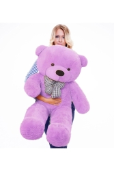 120 cm großer weißer Teddybär mit Fliege (100 % lokal) TYC00371516849 - Pandamkee