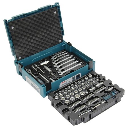 120-piece hand tool set MAKPAC in a suitcase E-08713 - Makita Accessories