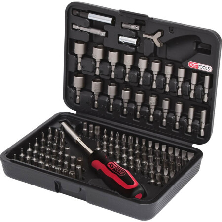 122-piece bit set KS TOOLS 1/4