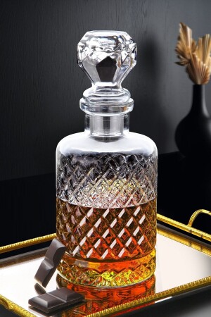 1,25lt Crystal Cut Carafe & bottle MRT-R-CarafeBottle - Queen's Kitchen