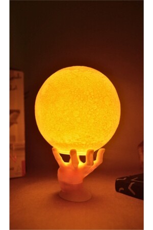 12cm Hand Stand Neon Led Lamp Souvenir Chandelier Table Lamp Night Light Moon New Year Gift - Zone Ozone