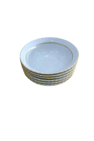 13 Cm Mother of Pearl Gilded Bowl 6 Pieces KTHYSDF13 - Kütahya Porselen