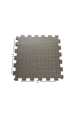13 mm Dicke, 50 cm x 50 cm, Eva-Sportmatte, graues Tatami - Bermody