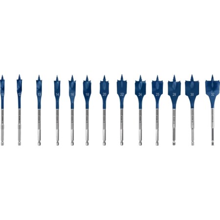 13-piece feather wood drill bit set BOSCH Expert - Bosch Accessories