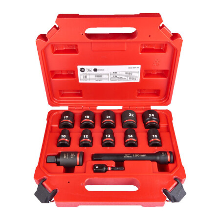 13-piece impact socket set MILWAUKEE SHW 1/2