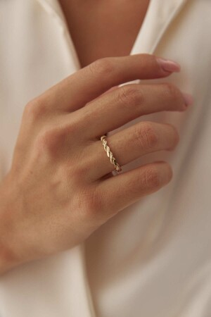 14 Carat Gold Double Burma Ring - Yavuz Kuyumculuk
