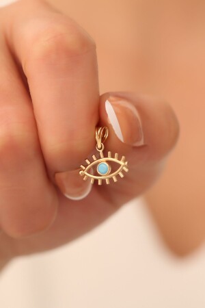 14 Carat Gold Eyelash Pendant KGKU - Bayar Gold