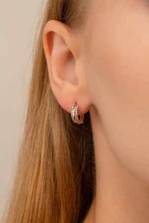 14 Carat Gold Fairy Earrings - Gençtaş Kuyumculuk