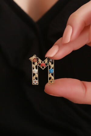 14 Carat Gold Letter M Flowered Garden of Eden Pendant UCHRFCCKLM - Bayar Gold