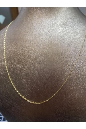 14 CARAT GOLD SEQUIN CHAIN ​​NECKLACE - Ruhbaş Pirlanta