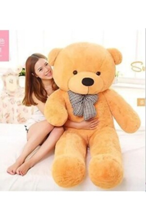 140 cm großer Teddybär mit Fliege (100 % lokal) - Özgüner Oyuncak