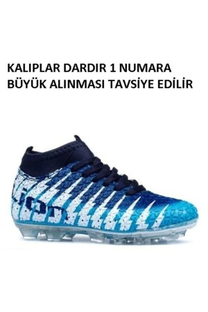 1453 Türkis-Marineblaue Steigeisen-Fußballschuhe - Lion