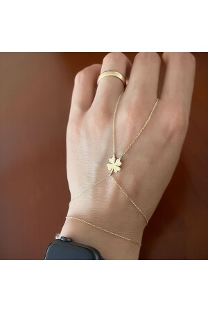14k Gold Clover Model Shahmeran 9870210003701 - EnginGold