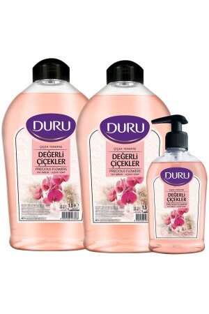 الزهور الثمينة من النوع من النوع من النوع من الزهور السائلة الصابون 1.5 + 1.5 + 300 مل DC15300 - Duru