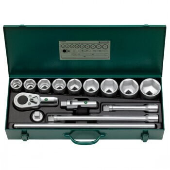 15-piece socket set STAHLWILLE 55/9/6N 3/4