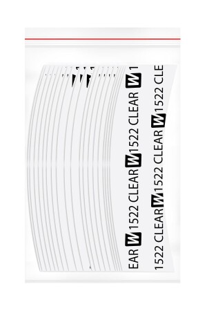 1522 Clear™ Prosthetic Hair Band Oval ''c'' (2-0cm X 7-5cm) 36 Pieces - Walker Tape