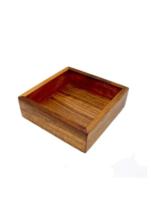 15cm X 15cm Wooden Napkin Holder - Apak Ahşap