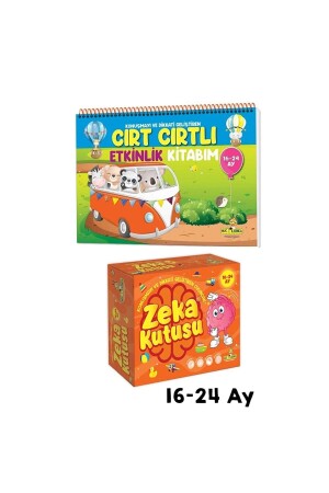16-24 Months Developing Speech Velcro Activity Book and Intelligence Box ykz54 - Yükselen Zeka Yayınları