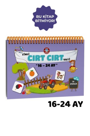16-24 Months Velcro Activity Book - Çocuk Akademi