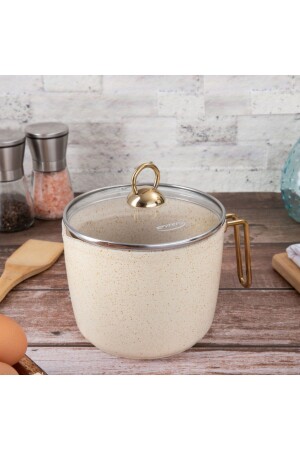 16 Cm Cream Glass Model with Lid Milk Jug Sauce Bowl 1-5 Lt - Evren