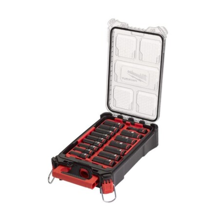16-piece impact long socket set MILWAUKEE SHW 1/2