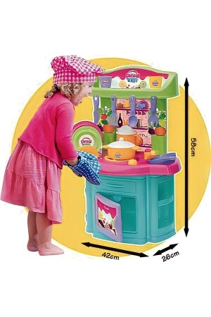16 Piece Toy Kitchen Set Dining Set House Play Set - Berattoys