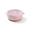 1662/02 Pembe kapaklı silikon vantuzlu kase - BABYONO