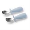 1665/01 Stainless steel spoon and fork - BABYONO