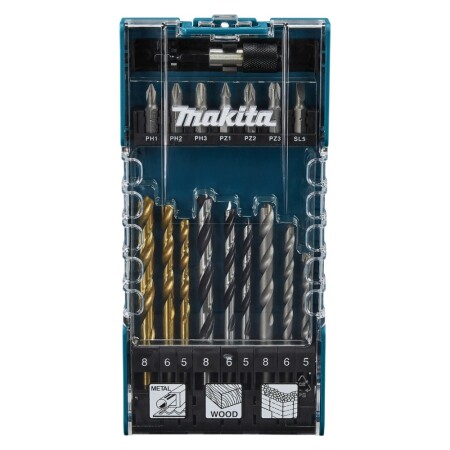 17-piece screwdriver bit and drill set MAKITA D-74887 - Makita Accessories