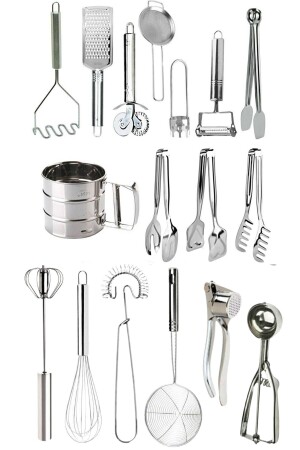 17-teiliges Küchenwerkzeug, Küchenprodukte, Küchenvorbereitung, praktisches Küchenwerkzeug, Mitgift-Set - Mirilliahome