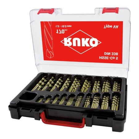 170-piece drill bit set RUKO HSS Co - Ruko