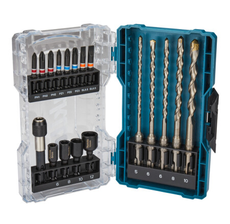 18-teiliges Bohrer- und Schraubendreherbit-Set MAKITA E-07026 - Makita Accessories