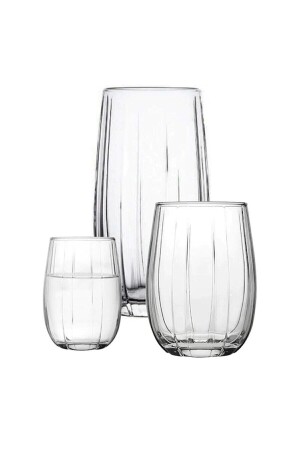 18-teiliges Mitgift-Set „Linka“ mit Wasser, Erfrischungsgetränken und Kaffeetassen, geschützt in einer speziellen Box - Paşabahçe