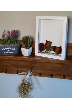 18×24×3 Memory Frame Blumenrahmen Glastiefenrahmen - Sevcan Sanat Atölyesi