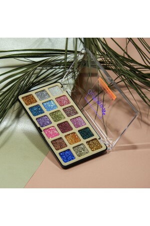 18er-Pack Glitzer-Lidschatten - Gulflower