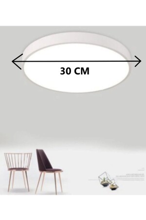 18w Large Size Ceiling Mounted LED Floodlight Chandelier Luminaire Bathroom Toilet Balcony Lamp Fixture White - Luxshome