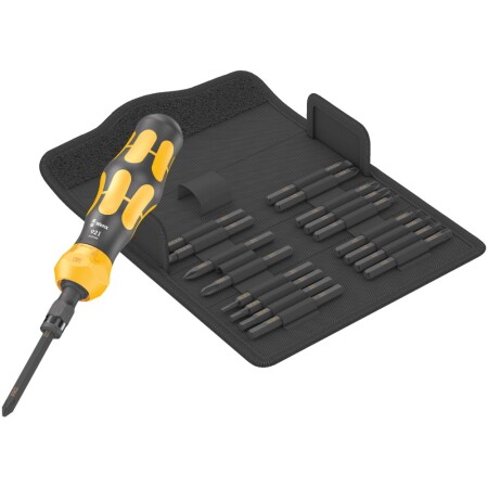 19-piece bit set with impact screwdriver WERA KK 900 - Wera